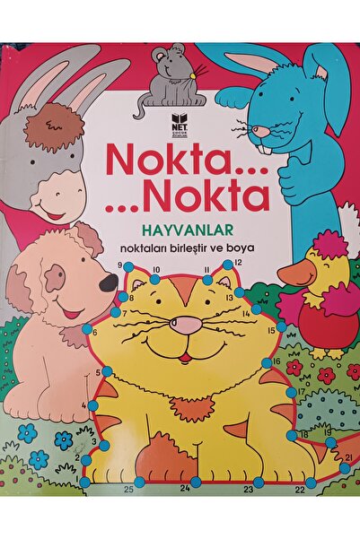 Net Çocuk NOKTA NOKTA HAYVANLAR - noktaları birleştir ve boya