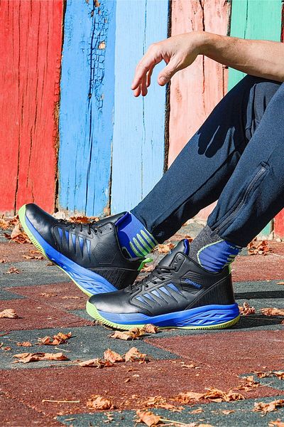 Jump Navy Blue Unisex Basketball Sneakers