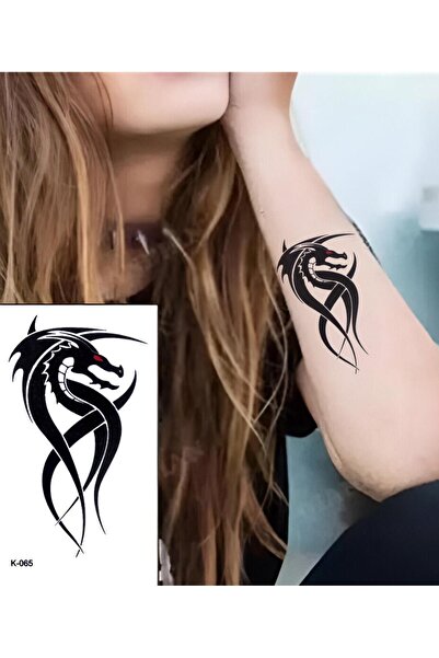 Mecit Tuhafiye EJDERHA ŞEKİLİ BİLEK KOL GEÇİCİ DÖVME