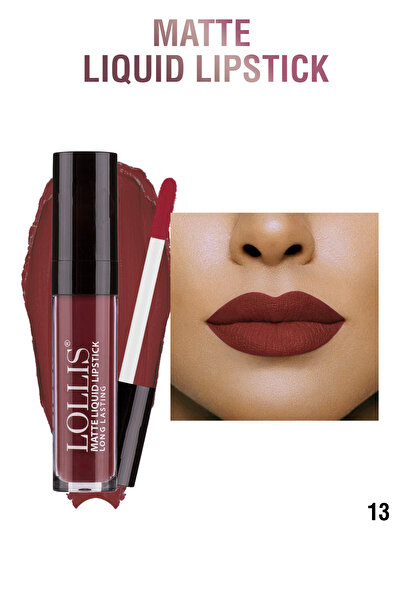 Lollis Matte Liquid Lipstick 13 / Mat Likit Ruj 13