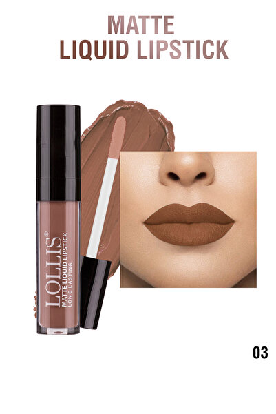 Lollis Matte Liquid Lipstick 03 /mat Likit Ruj 03
