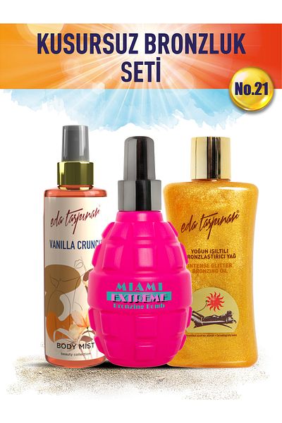 Eda Taşpınar Tan Flawless Set no.21 - LuminousY/Miami/VanillaMist (EGX04-EGX35-EGX62)