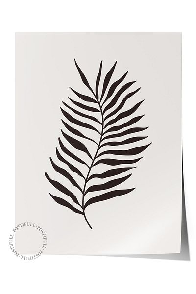 Postifull Decor de perete Boho în tonuri naturale, poster fără încadrare, pictură murală fără încadrare - hârtie de artă
