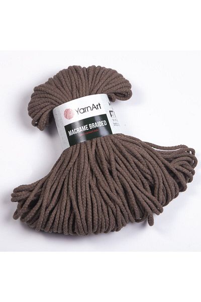 Yarnart Macrame Braided - Μακραμέ Χέρι Πλεκτό Νήμα Ανοιχτό Καφέ-791