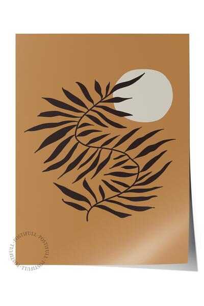 Postifull Φυσικές αποχρώσεις Boho διακόσμηση τοίχου, αφίσα χωρίς πλαίσιο, ζωγ...