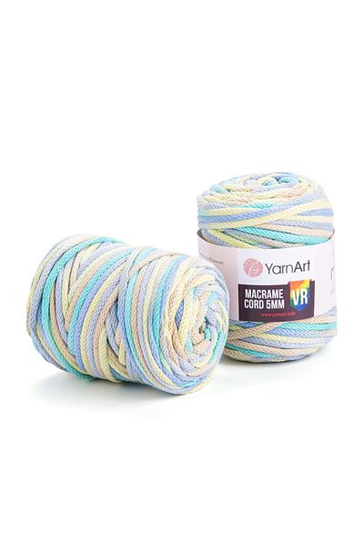 Yarnart Κορδόνι Macrame 5 mm Vr - Μακραμέ Χειροποίητο Νήμα Πλεκτομηχανής Ebruli-924