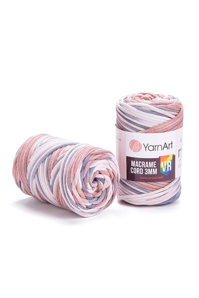 Yarnart Κορδόνι Macrame 3 Mm Vr - Μακραμέ Χειροποίητο Νήμα Πλεξίματος Ebruli-928