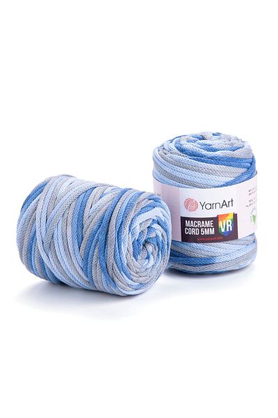 Yarnart Κορδόνι Macrame 5 mm Vr - Μακραμέ Χειροποίητο Νήμα Πλεκτομηχανής Ebruli-916
