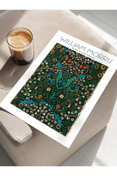 Postifull Αφίσα William Morris - Σειρά Art, Σχεδιασμός χωρίς πλαίσιο, Μοντέρνα Τέχνη