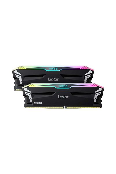 Lexar مجموعة ذاكرة الوصول العشوائي ARES سعة 32 جيجابايت DDR5 - U-DIMM، 7200 ميجا هرتز، CL34، 1.34 فولت، كمبيوتر مزدوج
