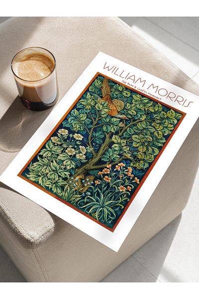 Postifull Αφίσα William Morris - Σειρά Art, Σχεδιασμός χωρίς πλαίσιο, Μοντέρνα Τέχνη
