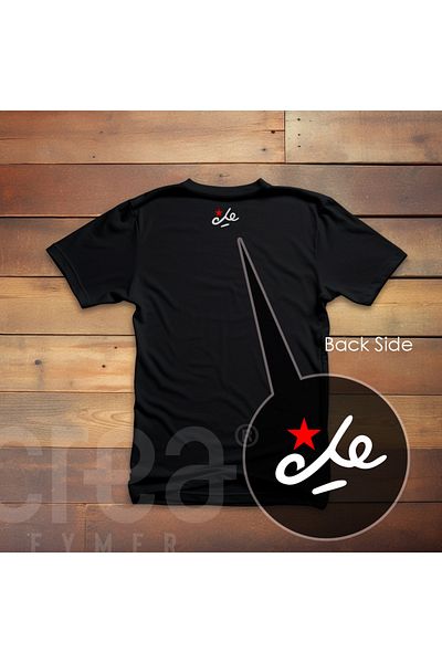 Crea Eymer Wear Che Signature Printed Crew Deck 1.Trecou negru de calitate