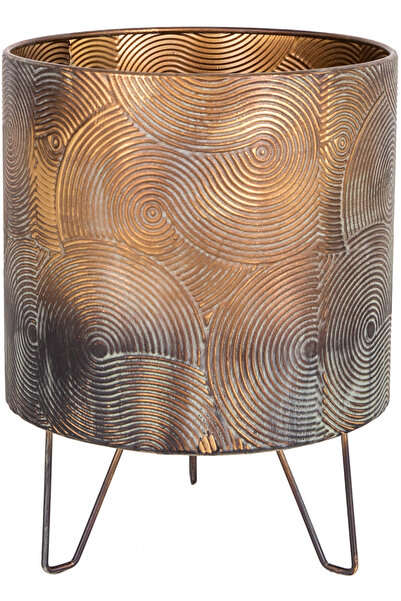 Herdekora Metal Saksı Ayaklı 26,5x34,5 Cm.