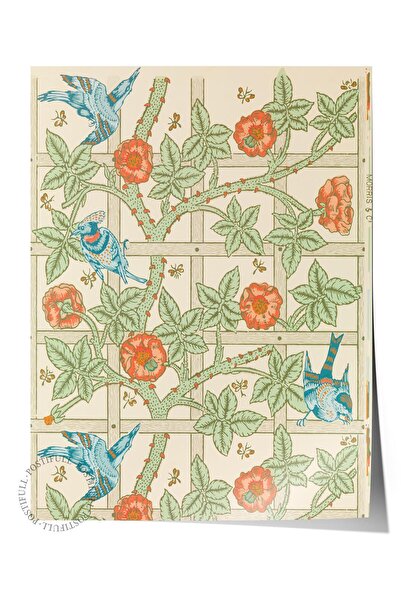 Postifull Poster William Morris nr: 25 Poster de artă modernă - Seria de deco...