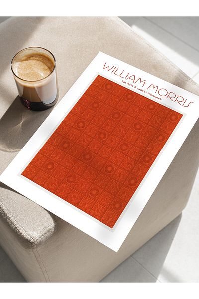 Postifull Αφίσα William Morris - Σειρά Art, Σχεδιασμός χωρίς πλαίσιο, Μοντέρνα Τέχνη