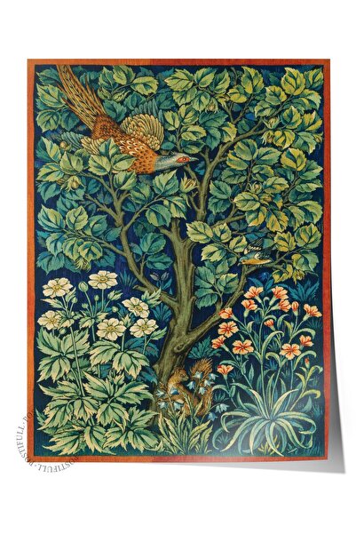 Postifull William Morris Poster No:12 Modern Sanat Poster - Sanat Dekor Seris...