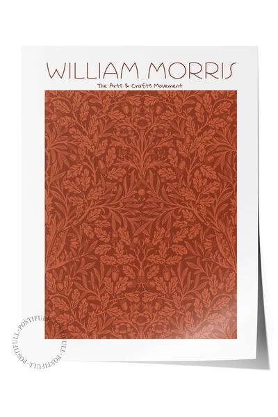 Postifull Αφίσα William Morris - Σειρά Art, Σχεδιασμός χωρίς πλαίσιο, Μοντέρν...