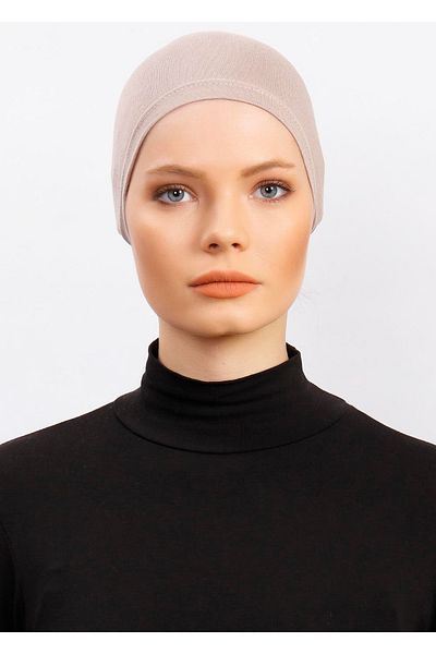 Ecardin Light Mink Comfortable Snap Bonnet - St 257