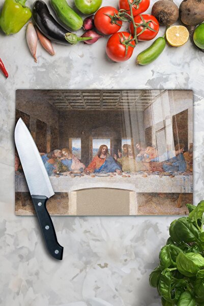 Postifull Cutting Board, New Generation Chopping Board Glass, Art Series, Thick and Tempered Unbreakable Glass, 21*30cm