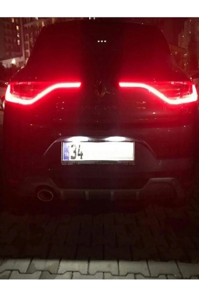 MİRCAR Renault MEGANE 4 Uyumlu T10 Park-plaka Aydınlat Led Ampülü 24 Ledli 2 ...
