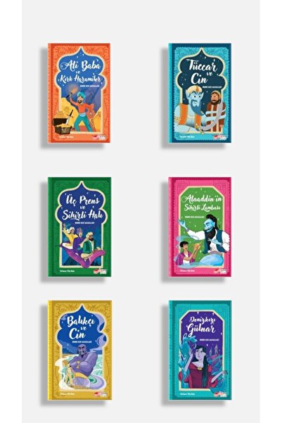 The Kitap Binbir Gece Masalları-6 Kitap Set