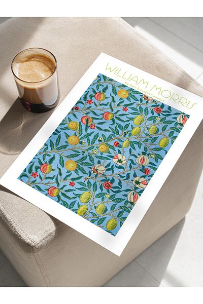 Postifull Αφίσα William Morris - Σειρά Art, Σχεδιασμός χωρίς πλαίσιο, Μοντέρνα Τέχνη