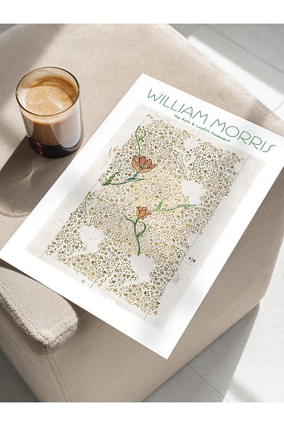 Postifull Αφίσα William Morris - Σειρά Art, Σχεδιασμός χωρίς πλαίσιο, Μοντέρνα Τέχνη