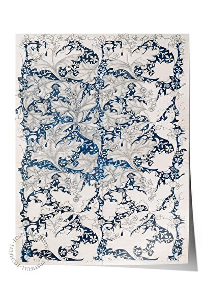 Postifull William Morris Poster No:28 Modern Sanat Poster - Sanat Dekor Seris...