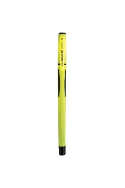 Serve Broad Tip Fineliner Kalem 0.8mm 30 Fosforlu Sarı