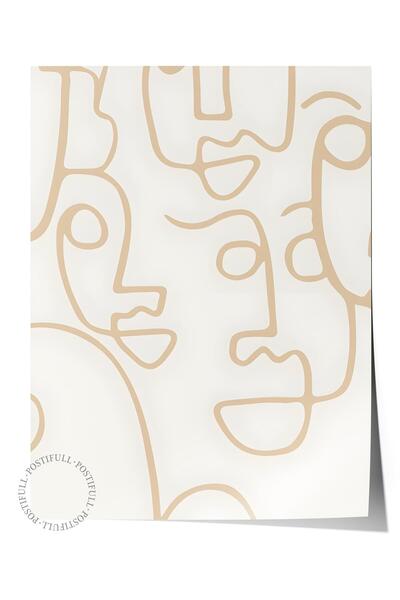 Postifull Αφίσα Παστέλ Σχεδίου Henri Matisse - Χωρίς πλαίσιο, Αφίσα Εικονογρά...