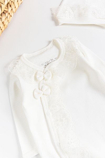 Babymod Baby Girl Jumpsuit with Laced Bow