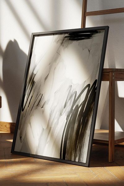 Postifull Frameless Poster Abstract Nordic Series, Nordic Painting, Wall Poster, Hd Printing, Thick Archival