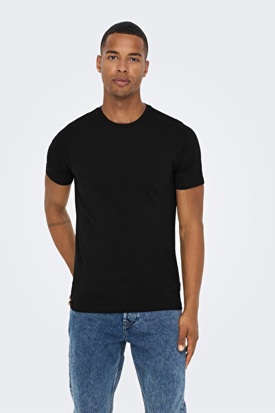 Only & Sons Ανδρικό μπλουζάκι με λαιμόκοψη 2 τεμαχίων - 22021181