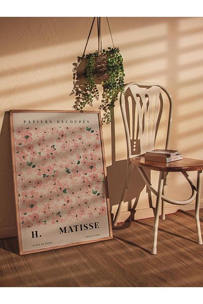 Postifull Αφίσα Παστέλ Σχεδίου Henri Matisse - Χωρίς πλαίσιο, Αφίσα Εικονογράφησης Duar, Εκτύπωση HD, Παχύ