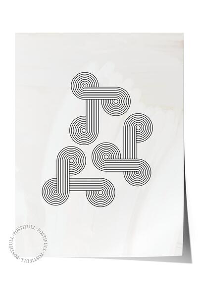 Postifull Αφίσα χωρίς πλαίσιο Abstract Nordic Series, Nordic Painting, Αφίσα ...