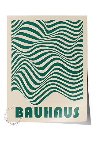 Postifull Αφίσα Bauhaus Series Green Duar - Εκτυπωμένη HD και Χοντρό Αρχειοθέ...