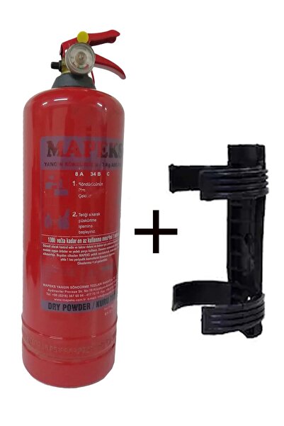 Mapeks 2kg Yangın Tüpü Ve Plastik Aparatı 2li Set
