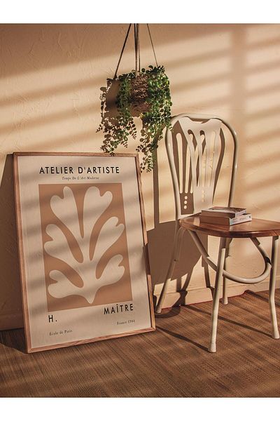 Postifull Αφίσα Παστέλ Σχεδίου Henri Matisse - Χωρίς πλαίσιο, Αφίσα Εικονογράφησης Duar, Εκτύπωση HD, Παχύ