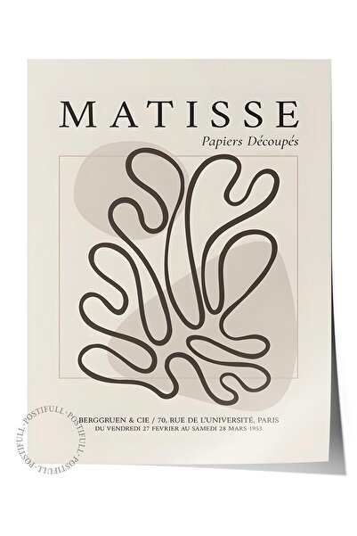 Postifull Çerçevesiz Poster, Illüstrasyon Çizim Poster - Henri Matisse Pastel, Duvar Posteri, Hd Baskı, Kalın