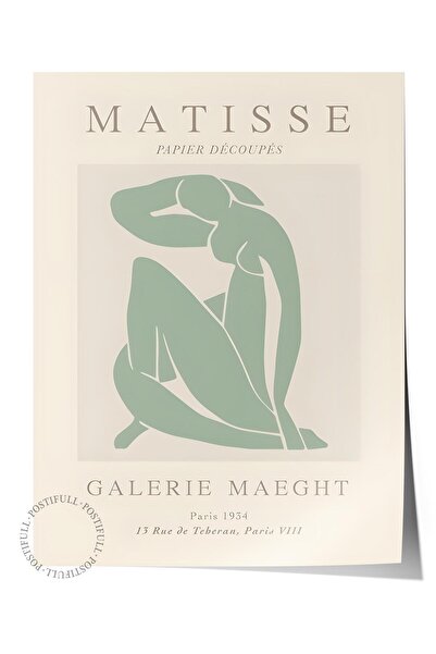 Postifull Çerçevesiz Poster, Illüstrasyon Çizim Poster - Henri Matisse Pastel...