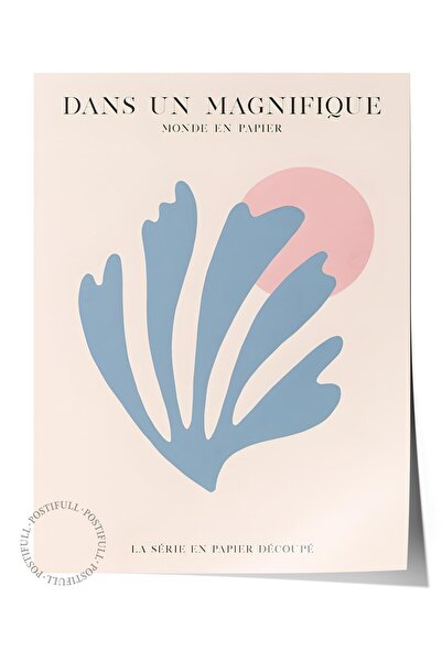 Postifull Çerçevesiz Poster, Illüstrasyon Çizim Poster - Henri Matisse Pastel...