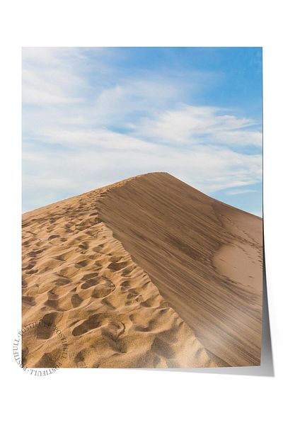 Postifull Frameless Poster, Desert Painting No:42, Hd Photo, Living Room, Kitchen Wall Decor Poster