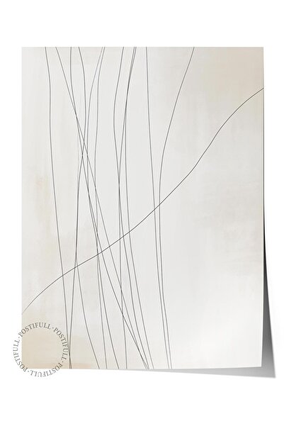 Postifull Poster bez okvira, apstraktna nordijska serija, nordijska slika, zi...