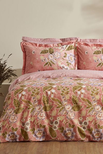 Karaca Home Set de pat dublu Pasares 100% bumbac
