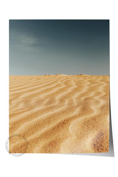 Postifull Frameless Poster, Desert Painting No:47, Hd Photo, Living Room, Kitchen Wall Decor Poster
