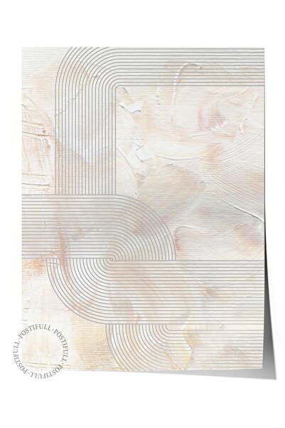 Postifull Poster fără încadrare Seria nordică abstractă, pictură nordică, poster de perete, imprimare HD, gros archival