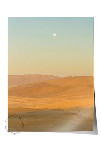 Postifull Frameless Poster, Desert Painting No:23, Hd Photo, Living Room, Kitchen Wall Decor Poster