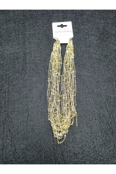 Yüksel Boncuk 5 Meters Gold Plated Chain
