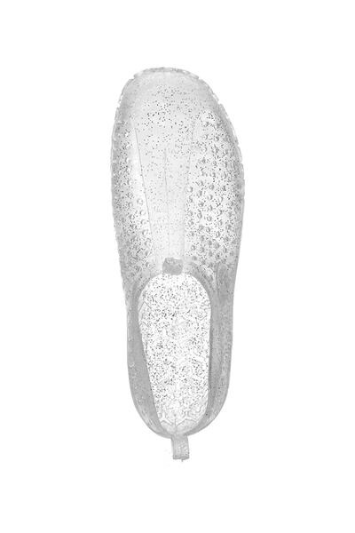 Allyup Unisex Daily Silvery Transparent Sea and Pool Shoes - Non-Slip Sole, Rafting Sandals 130