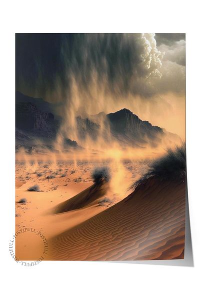 Postifull Poster fără încadrare, Desert Tablo No:20, Foto HD, Sufragerie, Poster Decor Perete Bucătărie